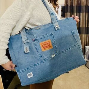 Levi's Classic Blue Denim Tote